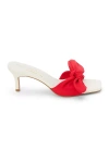 Coconuts By Matisse Uptown Bow Heeled Sandals In Red