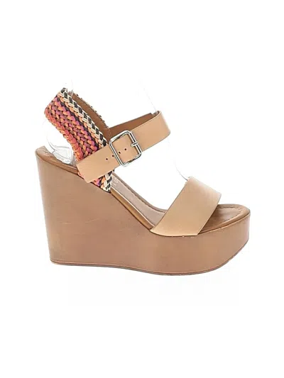 Pre-owned Coconuts By Matisse Wedges In Tan