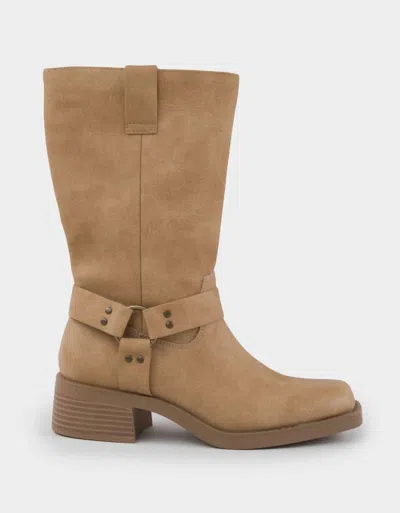 Coconuts By Matisse Women's Autumn Moto Boots In Natural Tan In Brown