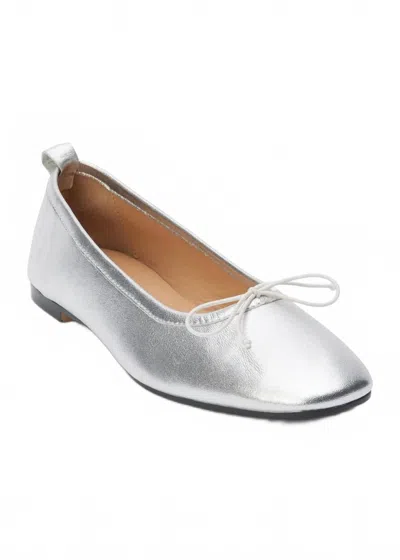 Coconuts By Matisse Women's Ballet Flat In Silv In Silver