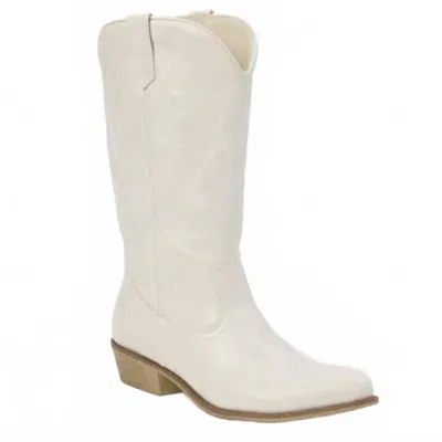 Coconuts By Matisse Women's Gaucho Western Boots In Cream In White