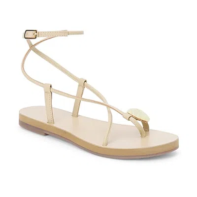 Coconuts By Matisse Womens Cassian Criss Cross Strap Flat Sandals In Neutral