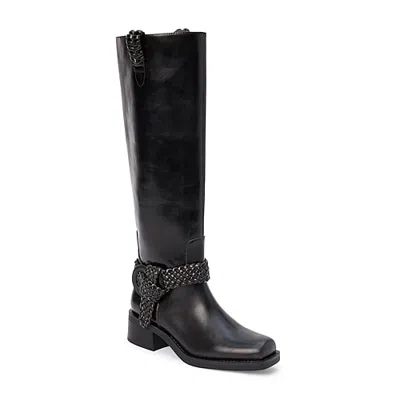 Coconuts By Matisse Womens Cheyenne Block Heel Dress Boots In Black