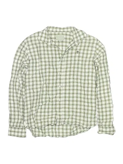 Pre-owned Coconuts Kids' Long Sleeve Polo Shirt In Green