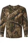 Code Five Realtree Camo Long Sleeve T-shirt In Multi