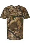 Code Five Realtree Camo T-shirt In Green