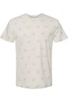 Code Five Star Print Tee In Neutral
