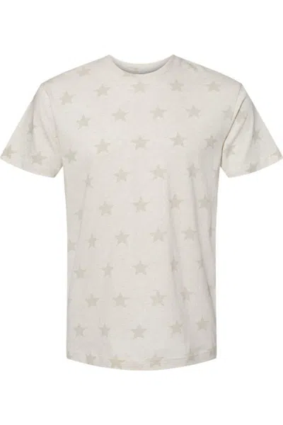 Code Five Star Print Tee In Neutral