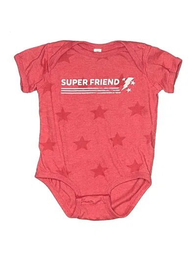 Pre-owned Code V Kids' Short Sleeve Onesie In Red