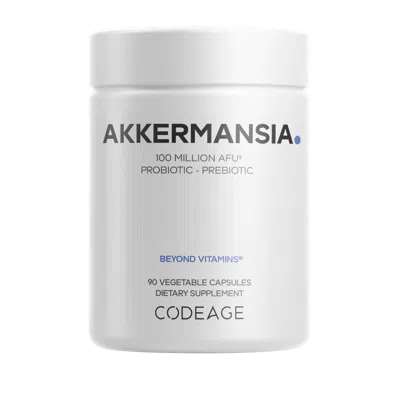 Codeage Akkermansia Probiotic With Chicory Inulin In Transparent