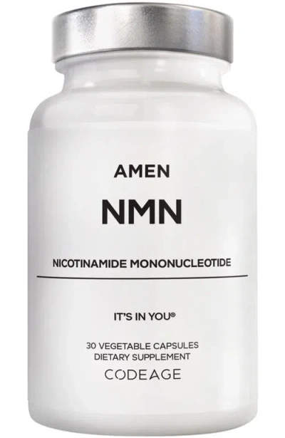 Codeage Amen Nmn 500mg Nicotinamide Mononucleotide, Nad+ Precursor In Transparent