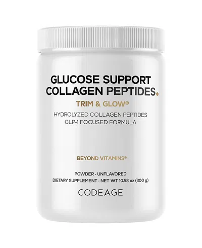 Codeage Glp-1 Collagen Powder Supplement In White