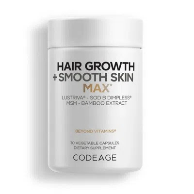 Codeage Hair Growth & Smooth Skin Vitamins With Biotin & Msm