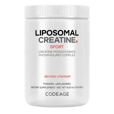 Codeage Liposomal Creatine Monohydrate Powder (unflavored) In White
