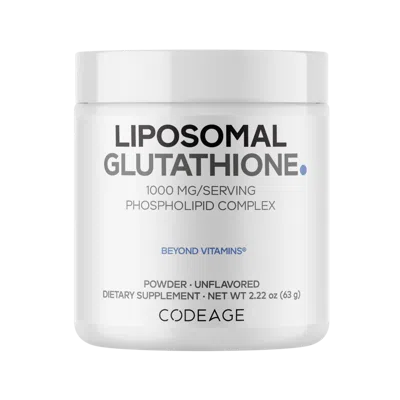 Codeage Liposomal Glutathione Powder With Phospholipids In Transparent