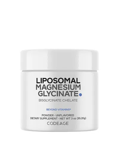 Codeage Liposomal Magnesium Glycinate Powder Supplement In Transparent