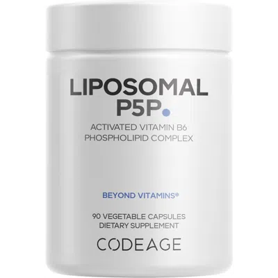 Codeage Liposomal P5p Supplement, Active Form Vitamin B6 Pyridoxal-5-phosphate In White
