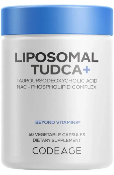 Codeage Liposomal Tudca+ 600mg, Nac N-acetyl-l-cysteine, Liposomal Delivery, In White