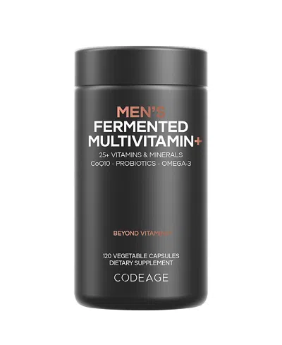 Codeage Men's Fermented Multivitamin+ Capsules In Black