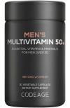 Codeage Multivitamin 50, Essential Vitamins & Minerals For Men Over 50, Coq10, Lutein In Black