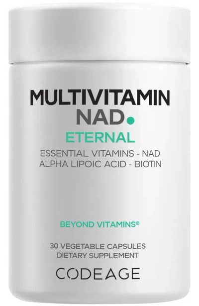Codeage Multivitamin Nad+, D3, K2, Methylated B12, P5p, Ala, Folate Supplement In White