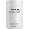 Codeage Probiotic+ 100b Cfu, 12 Strains, Pre/postbiotics, D3 Supplement In White