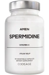 Codeage Spermidine Supplement, Spermidine Hcl, Vitamin C Ascorbic Acid In White