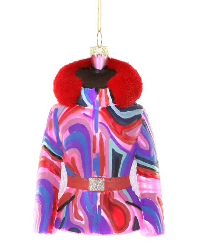 Cody Foster & Co. Après Ski Jacket Ornament In Multicolor