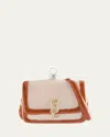 Cody Foster & Co Bag With Leather Trim Christmas Ornament In Neutral