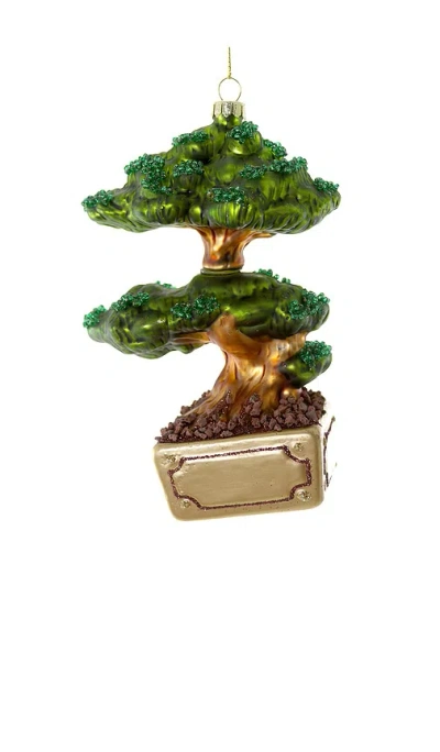 Cody Foster & Co Bonsai Tree Ornament In Gold