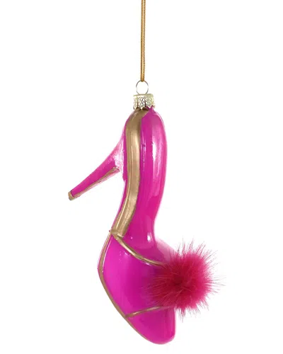 Cody Foster & Co. Boudoir Mule Ornament In Pink