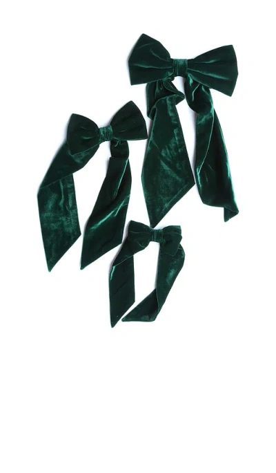 Cody Foster & Co Bow Tie Set Of 3 In Green