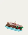 Cody Foster & Co Buche De Noel Ornament In Multi
