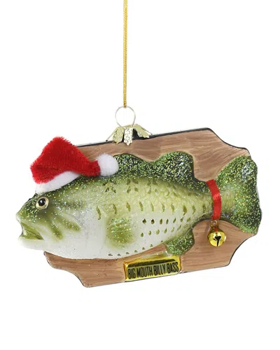 Cody Foster & Co. Caroling Fish 2 Assorted Ornaments In Multicolor