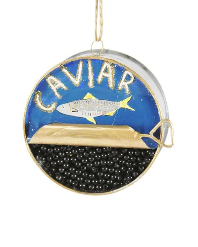 Cody Foster & Co. Caviar Ornament In Blue