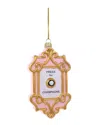 Cody Foster & Co. Champagne Button Ornament In Pink