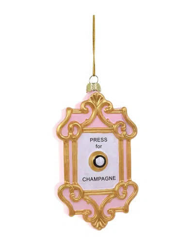 CODY FOSTER & CO. CODY FOSTER & CO. CHAMPAGNE BUTTON ORNAMENT