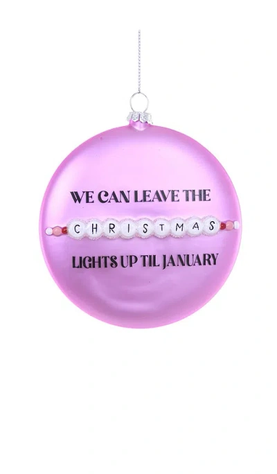 Cody Foster & Co Christmas Lights Ornament In Purple