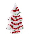 Cody Foster & Co. Christmas Tree Cake Ornament In Multicolor