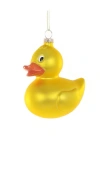 Cody Foster & Co Classic Rubber Duck Ornament In Yellow