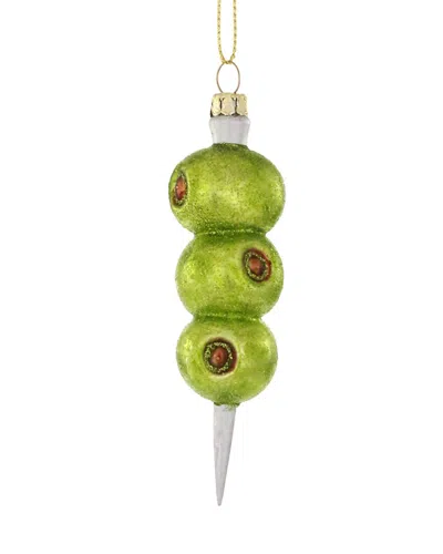 Cody Foster & Co. Cocktail Olives Ornament In Multicolor
