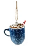 Cody Foster & Co. Cody Foster Campfire Cocoa Mug Ornament In Multi
