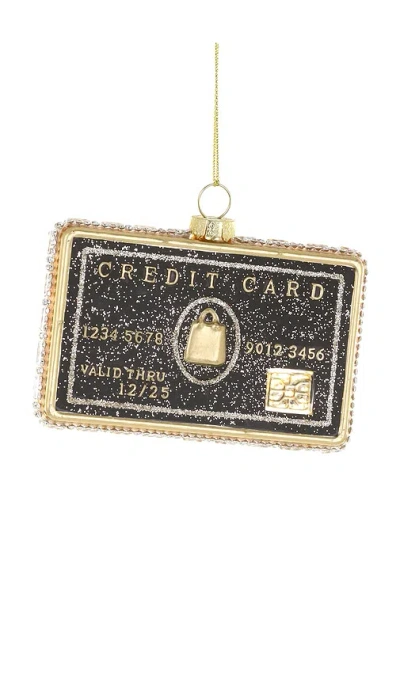 Cody Foster & Co Credit Card Ornament In Gold