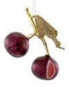 Cody Foster & Co. Cultivated Fig Gold Leaf Ornament In Multicolor