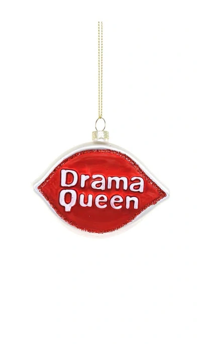 Cody Foster & Co Drama Queen Ornament In Red