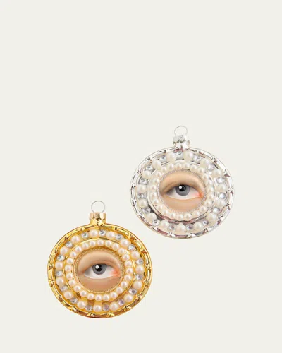 Cody Foster & Co Embellished Lovers Eye Ornament In Multi