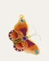 Cody Foster & Co Enchanted Papillion Butterfly Ornament In Multi