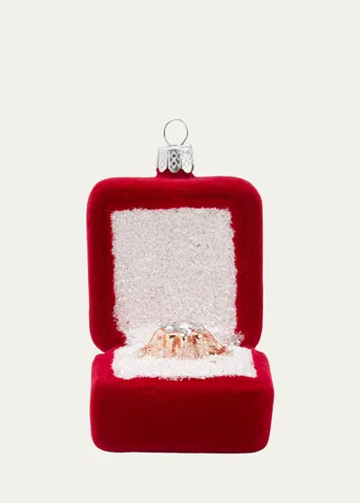 Cody Foster & Co Engagement Ring Christmas Ornament In Multi