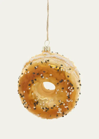 Cody Foster & Co Everything Bagel Ornament In Multi