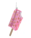 Cody Foster & Co. Fashionable Ice Cream Bar Pink Ornament In Multi